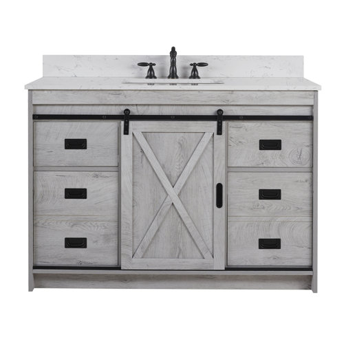 Sand & Stable Jillian 48" Single Bathroom Vanity Set & Reviews Wayfair